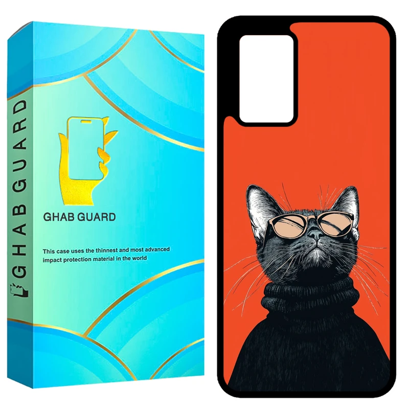 کاور قاب گارد طرح گربه مدل GCHP11S مناسب برای گوشی موبایل شیائومی Redmi Note 11 4G / Redmi Note 11S 4G