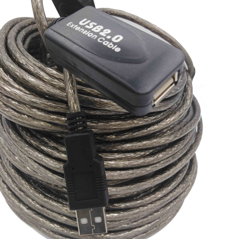 کابل افزایش طول USB شارک مدل تک بافر طول 20 متر