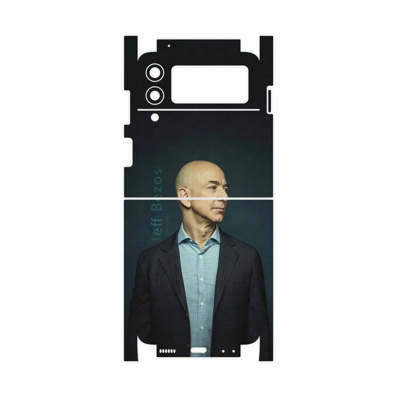 برچسب پوششی ماهوت مدل Jeff-Bezos-FullSkin مناسب برای گوشی موبایل سامسونگ Galaxy Z Flip3 5G