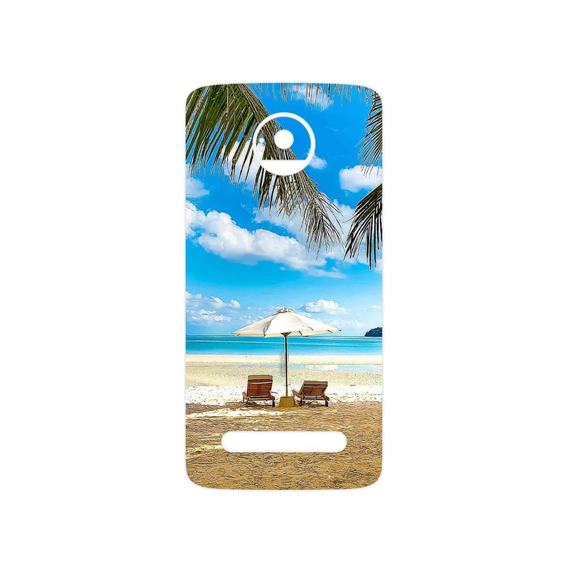 برچسب پوششی ماهوت مدل Beach مناسب برای گوشی موبایل موتورولا Moto Z2 Play