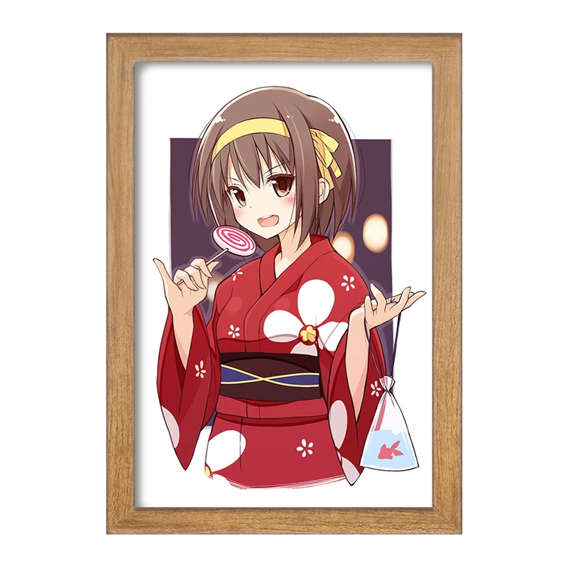 تابلو خندالو مدل هاروهی انیمه ناپدید شدن هارومی سوزومیا The Disappearance of Haruhi Suzumiya  کد 23160