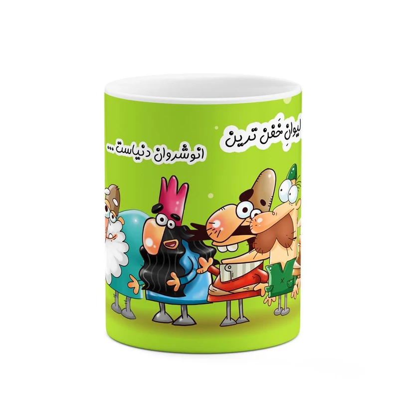 ماگ کاکتی طرح لیوان انوشروان مدل دیرین دیرین کد mgh56070