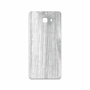 MAHOOT White Wood Cover Sticker for Samsung Galaxy C9 Pro