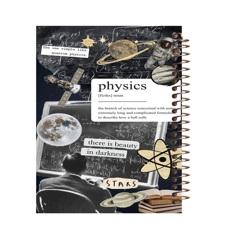 دفتر مشق 100 برگ طرح فیزیک کد H467