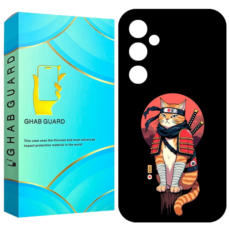 کاور قاب گارد طرح گربه مدل GS23F20 مناسب برای گوشی موبایل سامسونگ Galaxy S23 FE