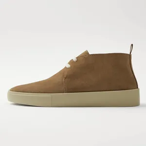 کفش روزمره مردانه زارا مدل SHORT LEATHER ANKLE 2027720100