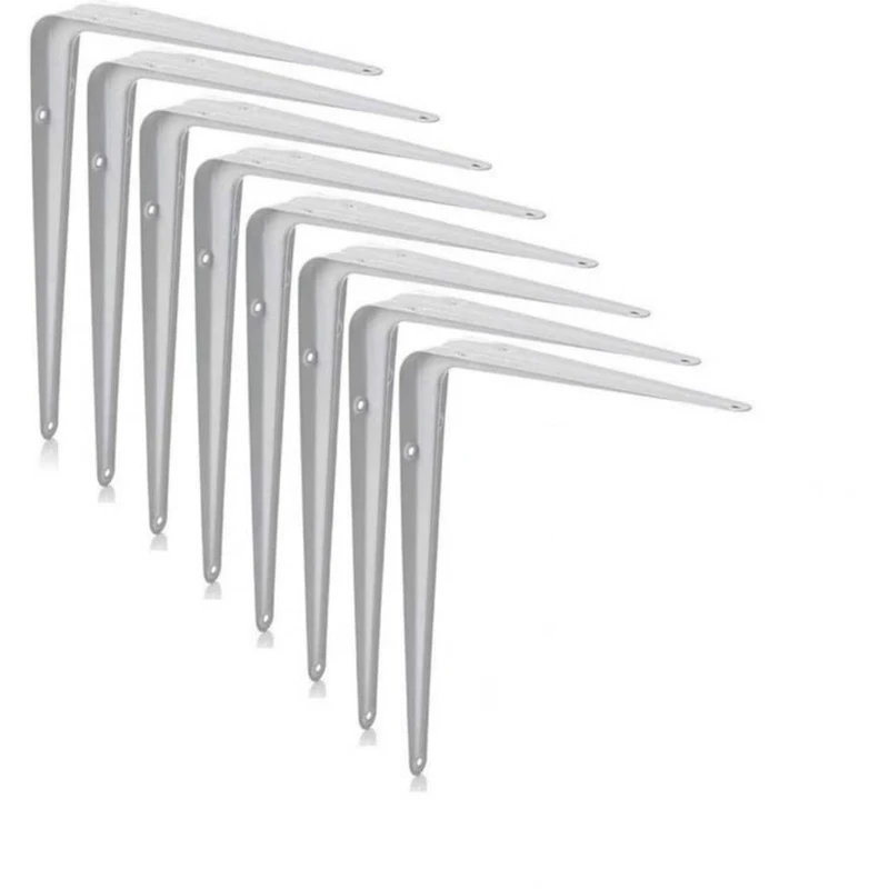 پایه نگهدارنده طبقه دیواری مدل M15 مجموعه 8 عددی