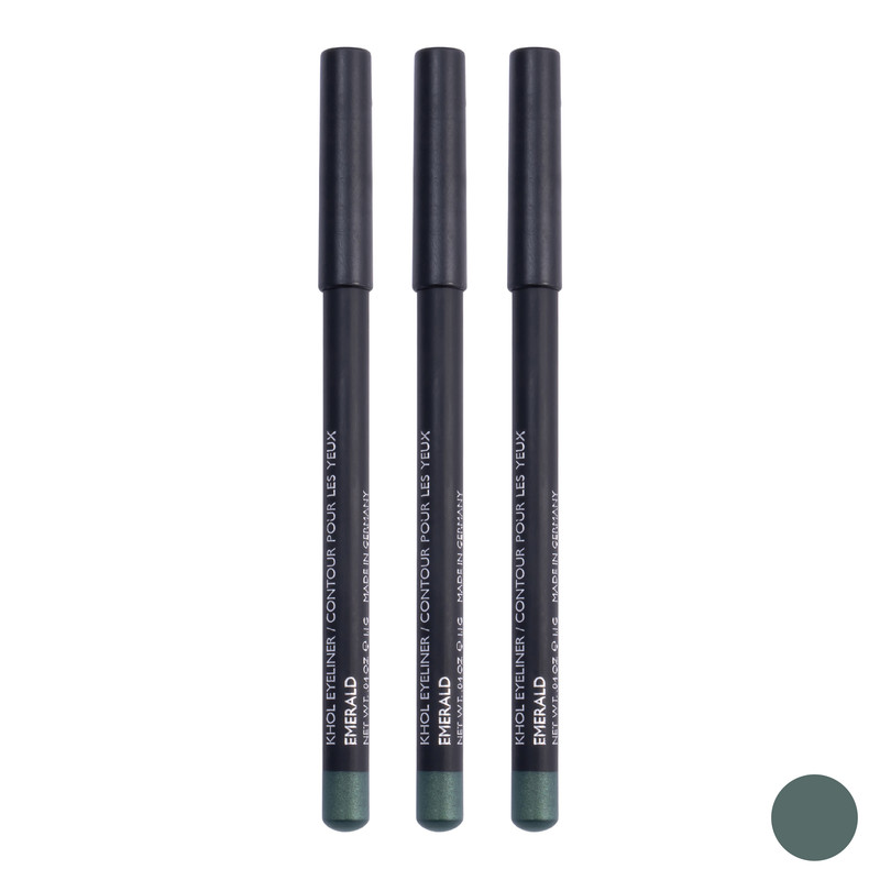 مداد چشم امرالد مدل CXNE رنگ سبز شماره 105 مجموعه 3 عددی
