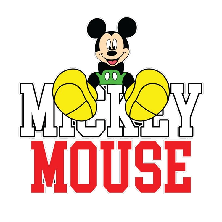 استیکر پارچه و لباس پاد آفرین مدل کارتونی میکی موس کد S2543