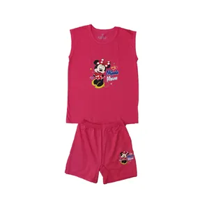 ست تاپ و شلوارک دخترانه مدل میکی ماوس