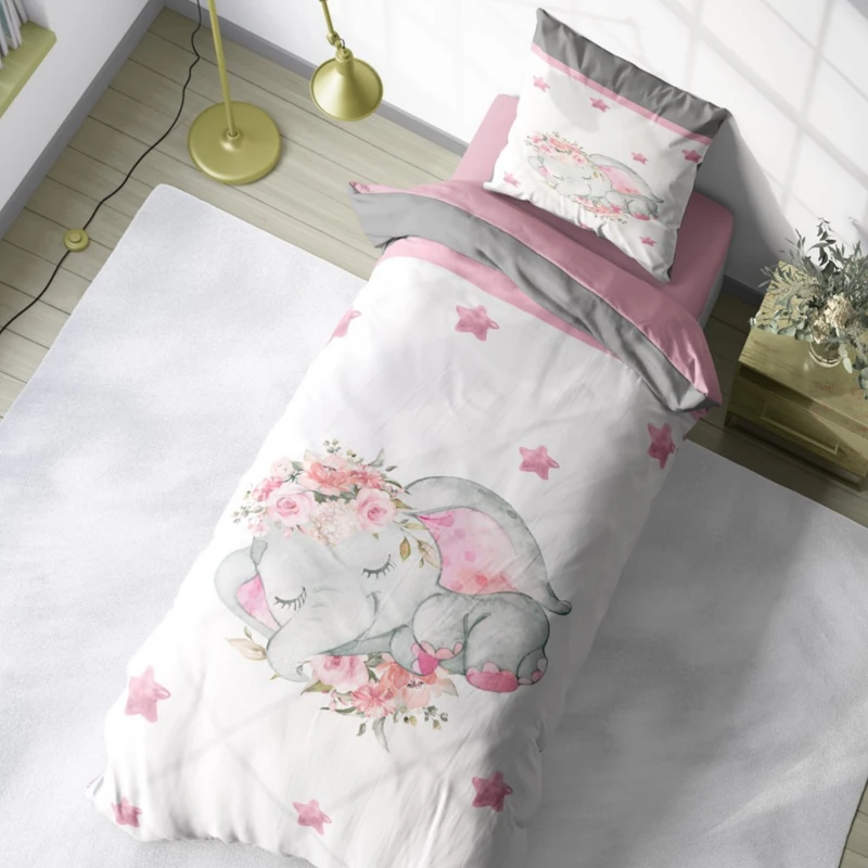 سرویس خواب 1 نفر 4 تکه مدل فیل کوچولو کد 942