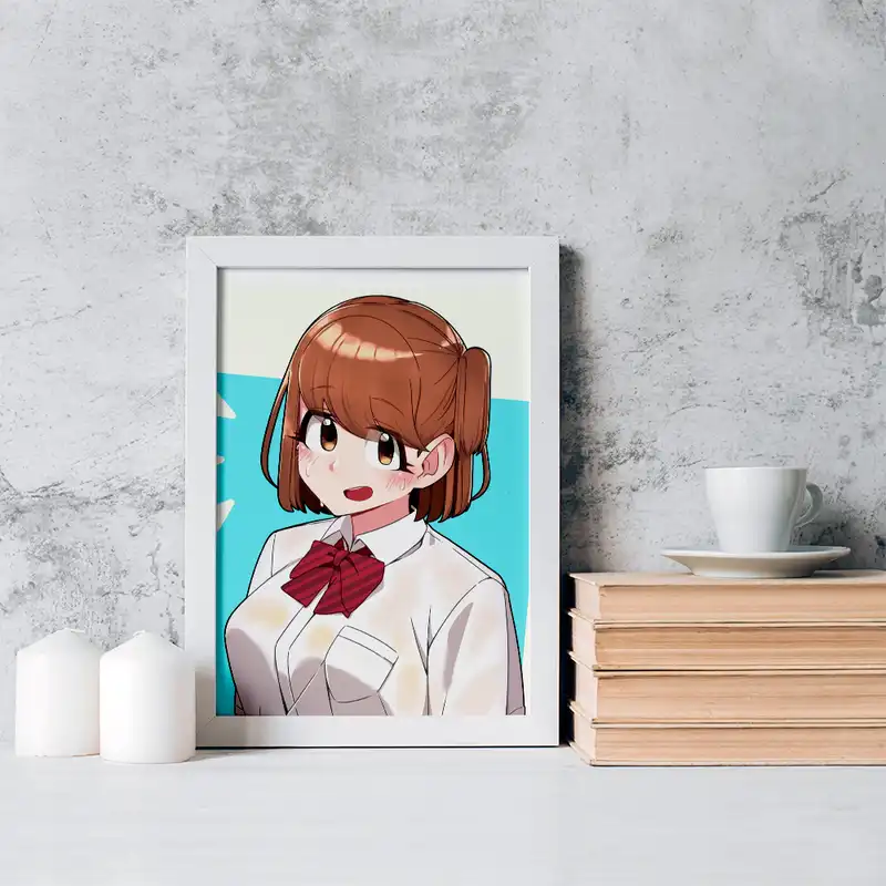 تابلو خندالو مدل رن یامایی انیمه کومی سان کد 16090