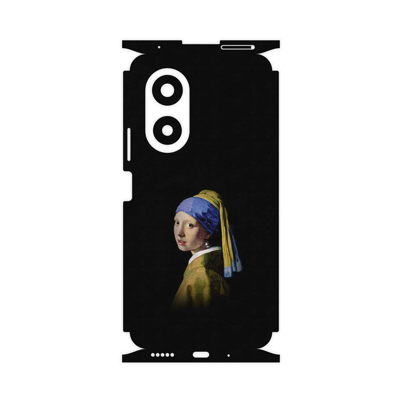 برچسب پوششی ماهوت مدل Girl with a Pearl Earring of Vermeer-FullSkin مناسب برای گوشی موبایل هوآوی Nova 9 SE