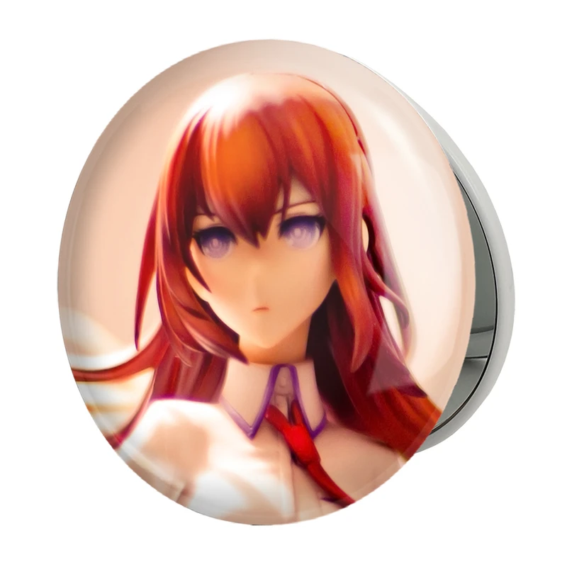 آینه جیبی خندالو طرح کوریسو ماکیسه انیمه اشتاینز گیت مدل تاشو کد 17493 