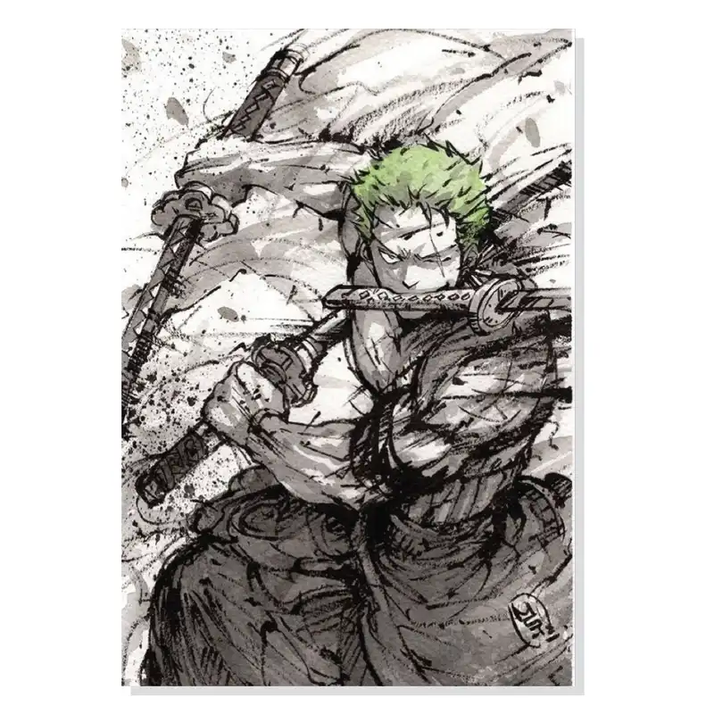 پوستر طرح انیمه وان پیس رورونوا زورو