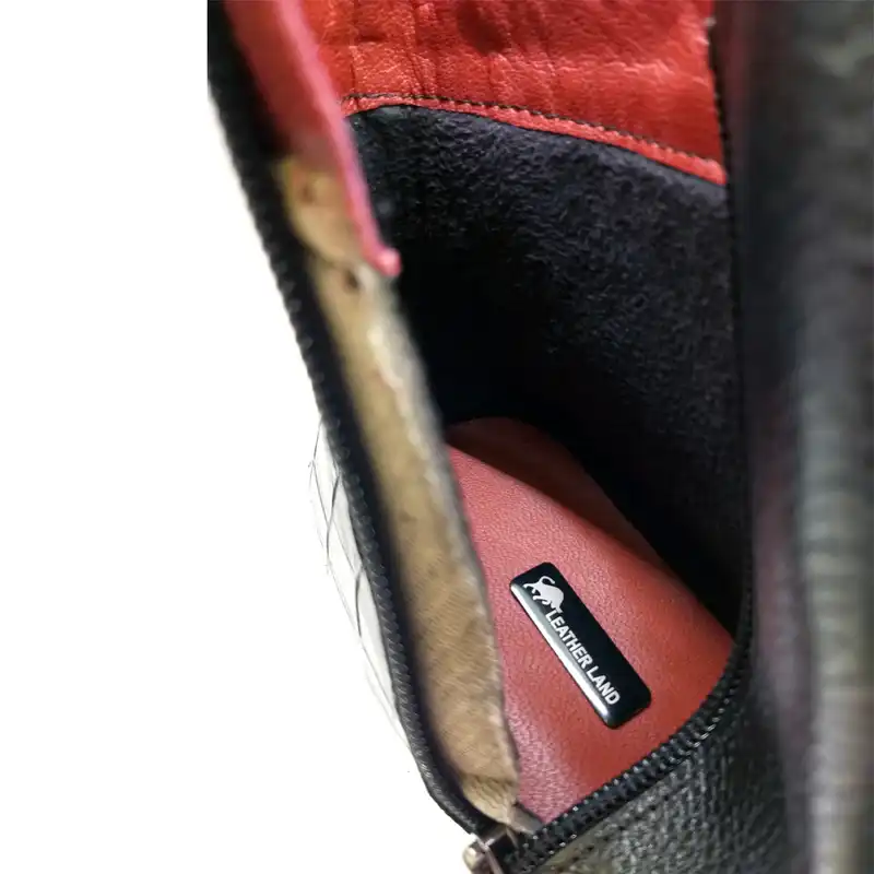 نیم بوت زنانه سرزمین چرم مدل 5267 رنگ مشکی