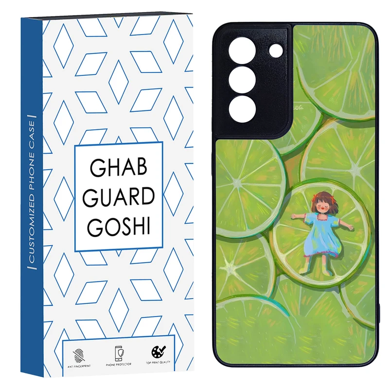 کاور قاب گارد گوشی طرح دختر لیمویی کد TPU-258 مناسب برای گوشی موبایل سامسونگ Galaxy S21 fe