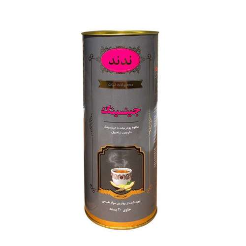 دمنوش جینسینگ ندند با طعم دارچین و زنجبیل بسته 20 عددی 
