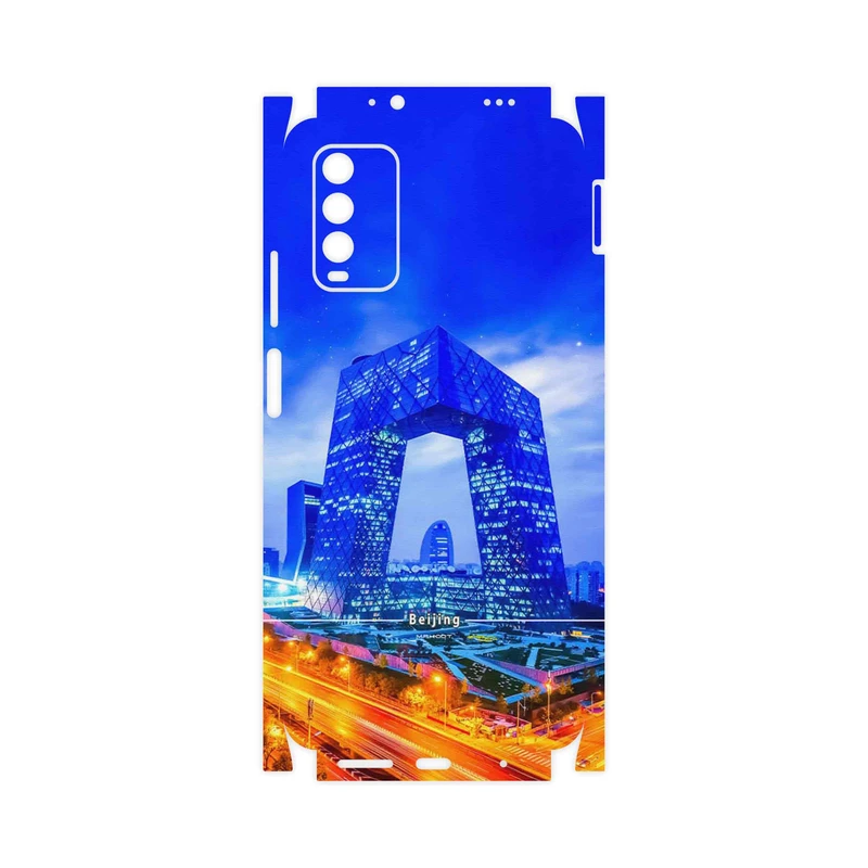 برچسب پوششی ماهوت مدل Beijing city-FullSkin مناسب برای گوشی موبایل شیائومی Redmi Note 9 4G