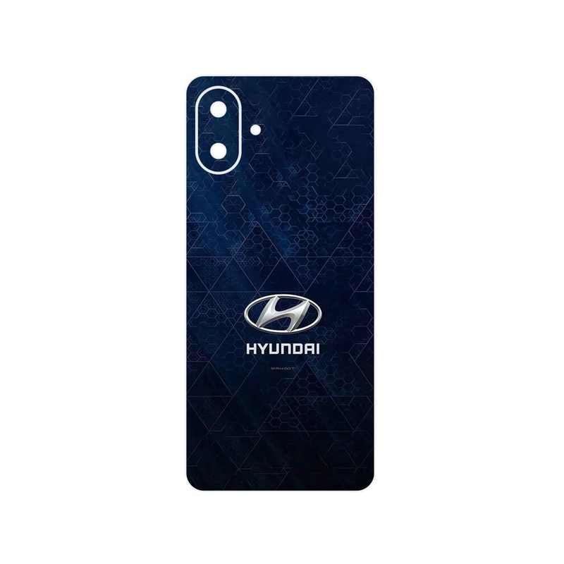 برچسب پوششی ماهوت مدل Hyundai_Logo مناسب برای گوشی موبایل سامسونگ Galaxy A07