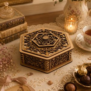 شکلات خوری مدل چوبی اسلیمی 