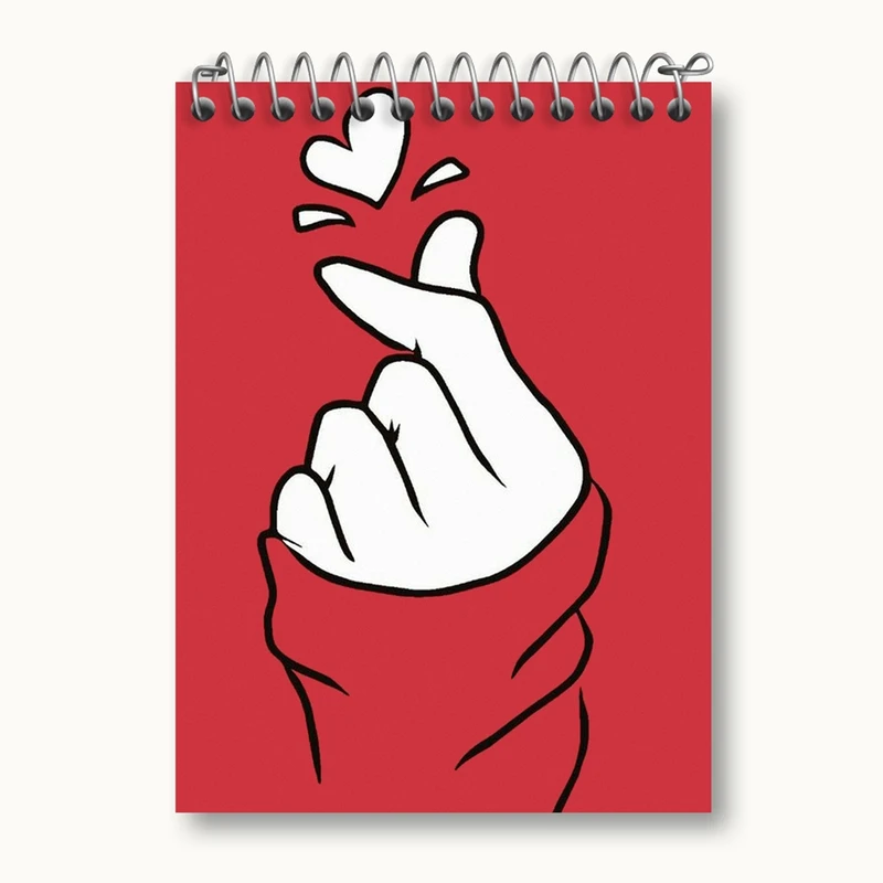 دفتر یادداشت 50 برگ خندالو مدل عاشقانه کد 1891