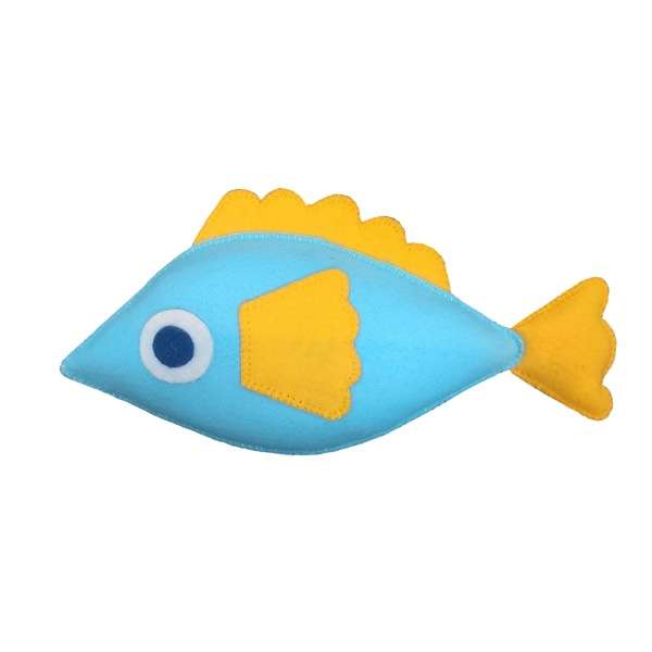 اسباب بازی سگ و گربه مدل ماهی