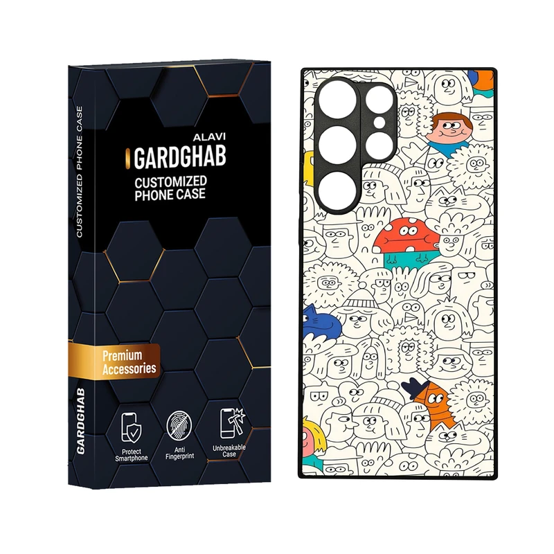 کاور گارد قاب علوی مدل دورژله ای مناسب برای گوشی موبایل سامسونگ Galaxy S23 Ultra