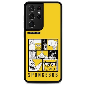 AKAM AMC-WSGS21U-SPONGE BOB3 Cover For Samsung Galaxy S21 Ultra