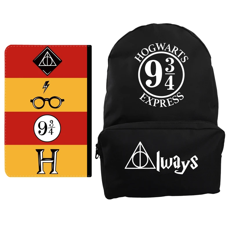 کوله پشتی طرح harry potter کد 292 به همراه کلاسور
