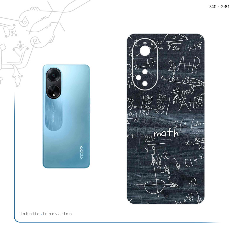 برچسب پوششی ماهوت مدل Mathematical Science مناسب برای گوشی موبایل اپو A98