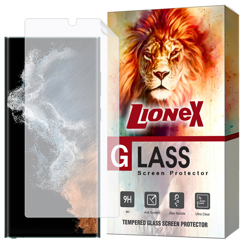 محافظ صفحه نمایش لایونکس مدل LNMF مناسب برای گوشی موبایل سامسونگ Galaxy S22 Ultra 5G