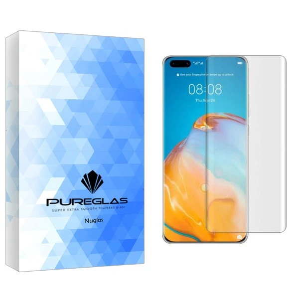 محافظ صفحه نمایش پیور گلس مدل NueGlas UV_NW مناسب برای گوشی موبایل هوآوی P40