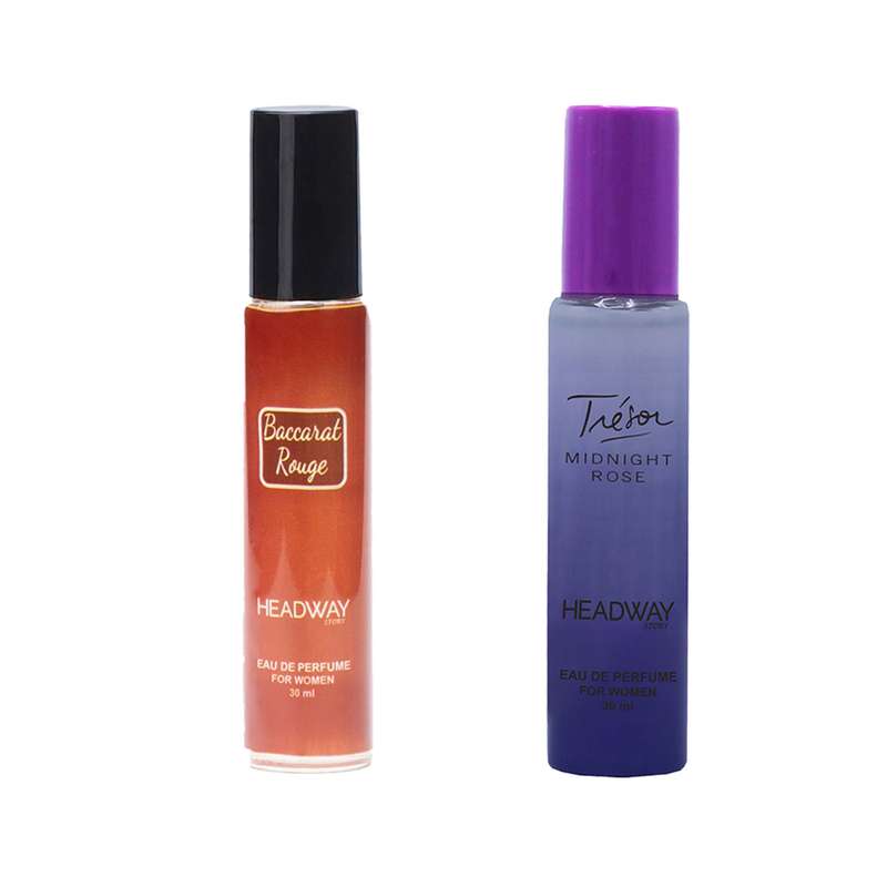 عطر جیبی زنانه هدوی استوری مدل لانکوم میدنایت رز و کورکجان باکارات رژ حجم 30 میلی لیتر مجموعه 2 عددی عطر جیبی زنانه هدوی استوری مدل لانکوم میدنایت رز و کورکجان باکارات رژ حجم 30 میلی لیتر مجموعه 2 عددی