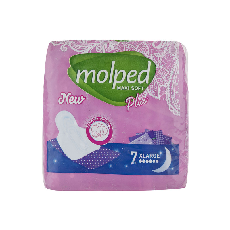 نوار بهداشتی مولپد مدل Maxi Soft مجموعه 12 عددی نوار بهداشتی مولپد مدل Maxi Soft مجموعه 12 عددی