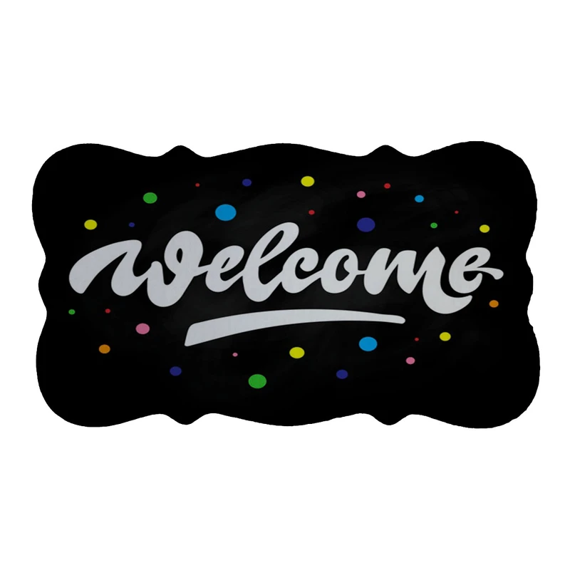 پادری مدل دالبر طرح welcome کد 8262 سایز 110×60 سانتی متر