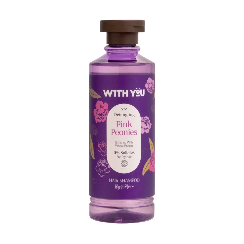 شامپو مو ویت یو مدل Pink Peonies مناسب برای موهای وزدار و خشک حجم میلی 300 لیتر