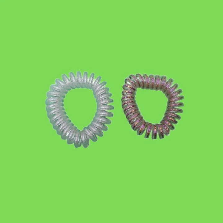 کش مو زنانه مدل سیم تلفن بسته دو عددی