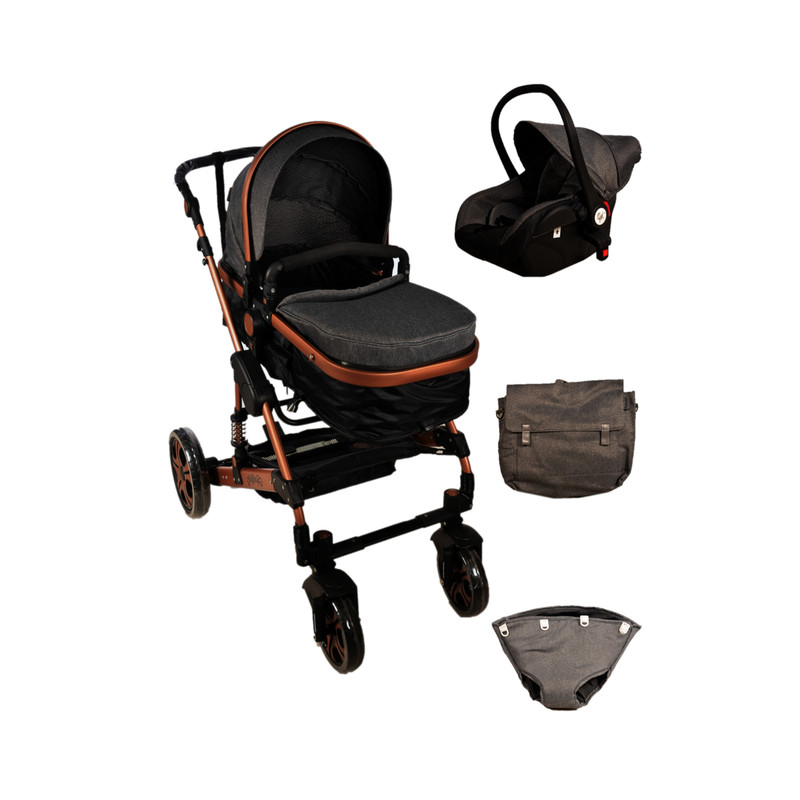 ست کالسکه و کریر کد 7132 به همراه کیف لوازم کودک