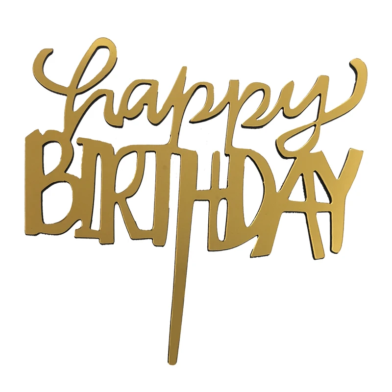 تاپر کیک هانستو مدل تولدت مبارک کد TP013