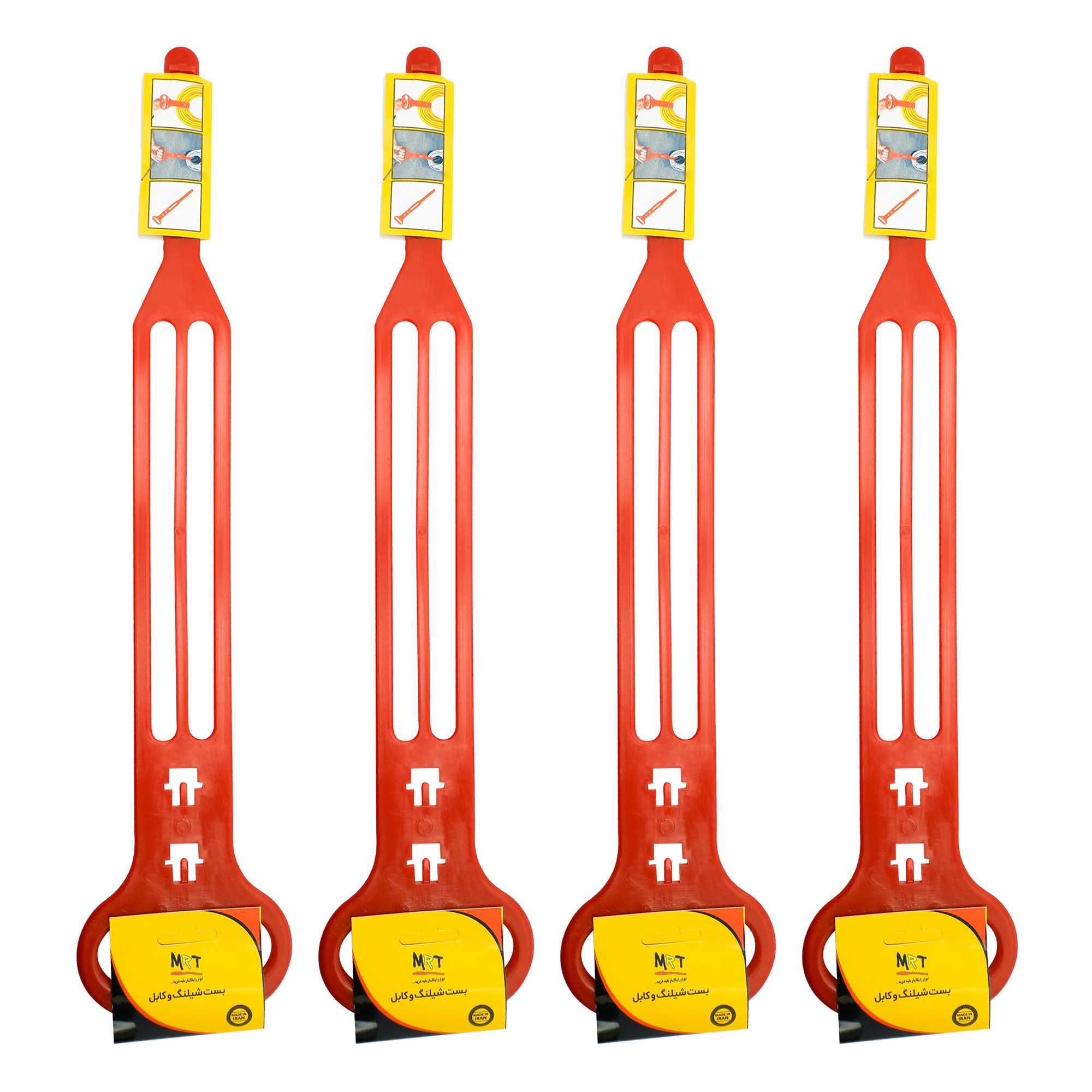 بست کمربندی ام آر تی مدل M12 مجموعه 4 عددی