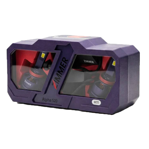 هدلایت لامپ خودرو زیمر مدل ALPHA 120 پایه H4 بسته دو عددی