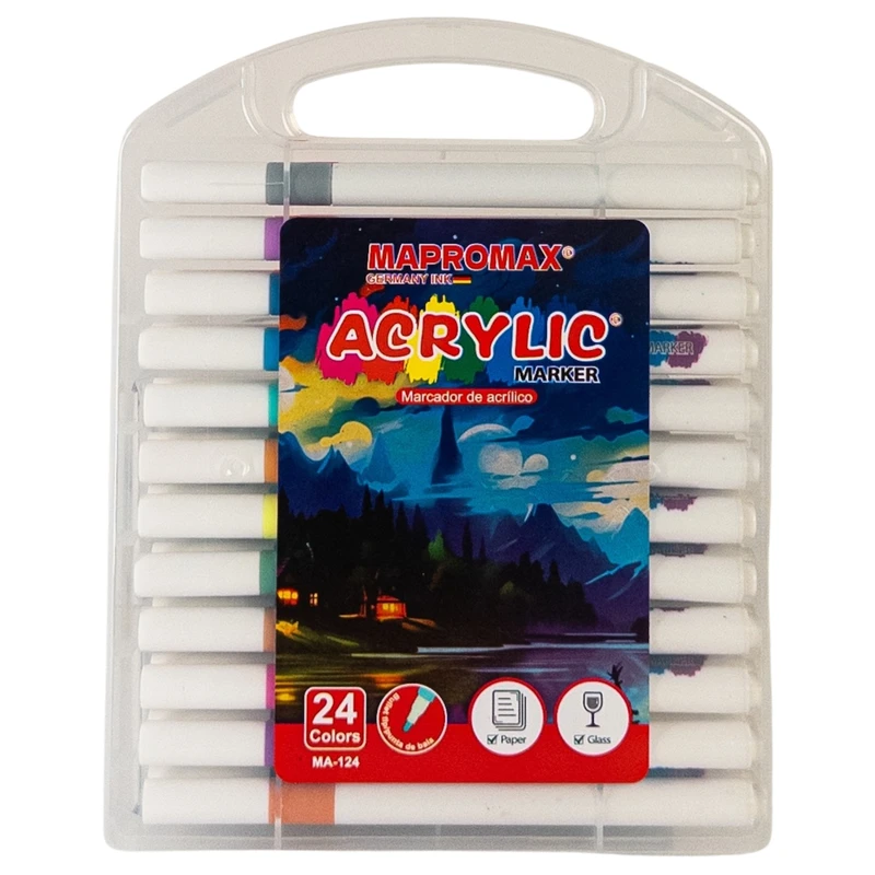 ماژیک مپرومکس مدل اکریلیک براش بسته 24 عددی