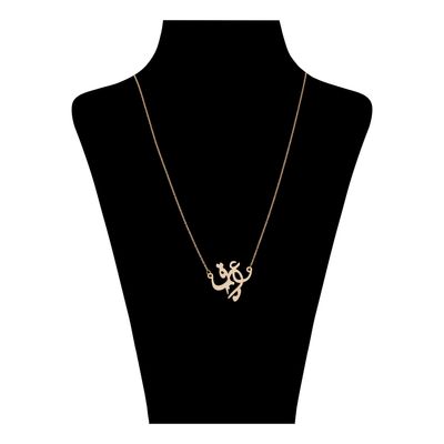 گردنبند طلا 18 عیار زنانه گلدم مدل عشق PE-3090022
