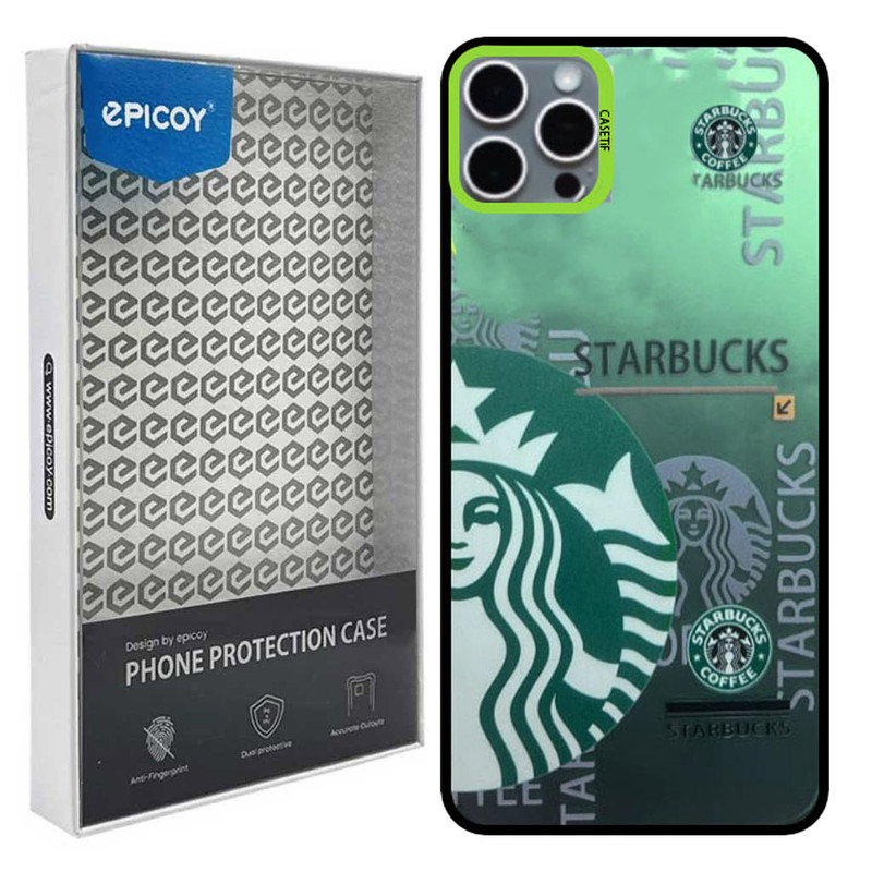 کاور اپیکوی طرح StarBucks  مناسب برای گوشی موبایل اپل iphone 14 Pro Max