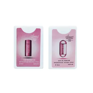 عطر جیبی اسمارت مدل 212 زنانه و مردانه حجم 20 میلی لیتر مجموعه 2 عددی