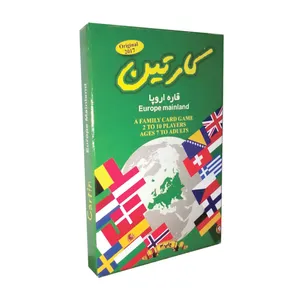 کارت بازی فکری کارتین مدل قاره اروپا