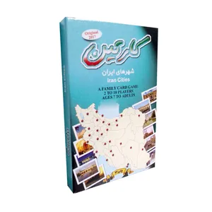 کارت بازی فکری کارتین مدل شهرهای ایران