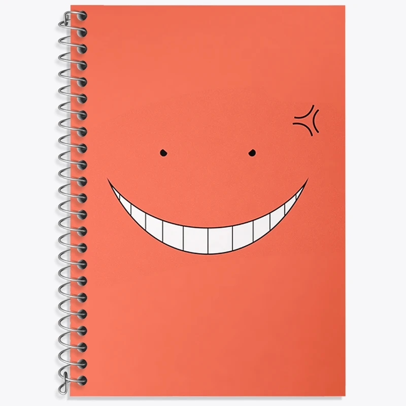 دفتر زبان 50 برگ خندالو مدل سه خط طرح کورو سنسی انیمه کلاس آدمکشی کد 32047