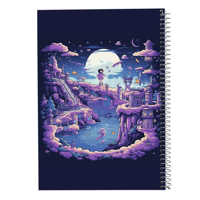 دفتر نت موسیقی 50 برگ مدوپد مدل Ghibli کد DF2510